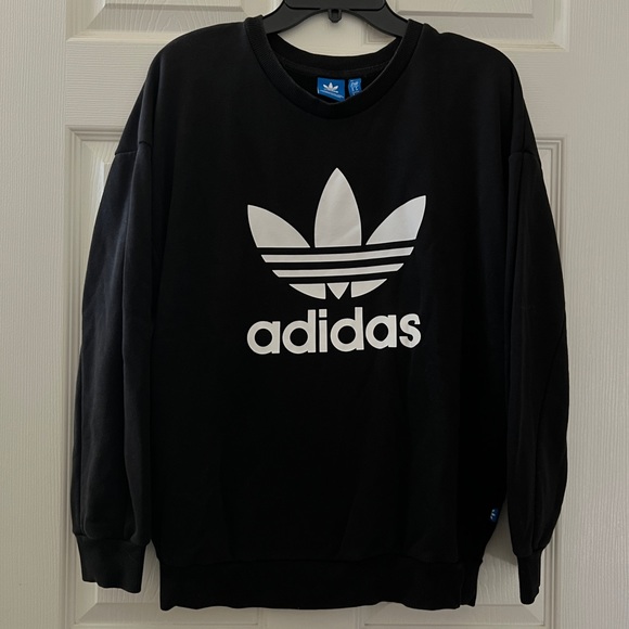 Adidas Originals Trefoil Logo Sweater - Picture 1 of 8